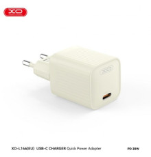 МЗП XO L146(EU) PD20W Single USB-C Charger Беж Деф.пак mag-2000001583661143064