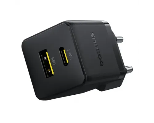 МЗП Baseus Palm Type-C+USB 30W Black P1011160A113-00 дефект пакування mag-2000001588291147044