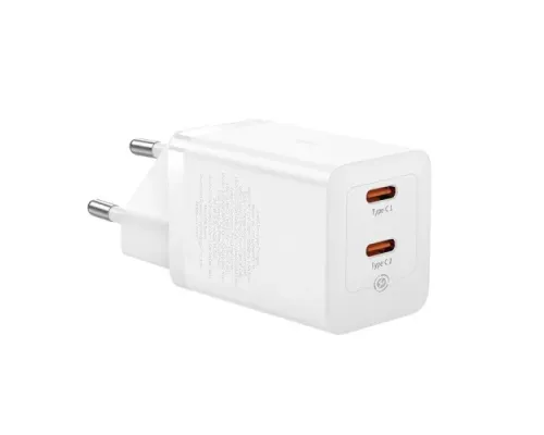 МЗП Baseus GaN5 Pro Fast Charger C+C 40W EU White CCGP180102 дефект пак mag-2000001590607152062