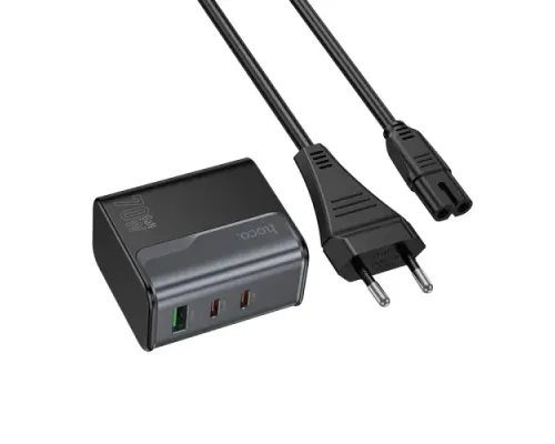 МЗП HOCO CS76A Star Speed PD70W(2C1A) charger(EU) midnight black mag-6942007653893146293