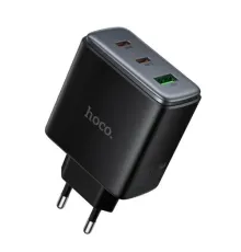 МЗП HOCO C160A Upgrade PD65W(2C1A) charger Black mag-6942007672009153116
