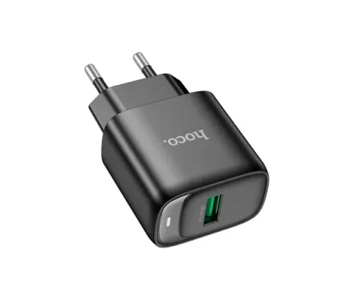 МЗП HOCO C140A Smart single port QC3.0 charger 18W (QC/FCP/AFC) Black mag-6942007627788151543