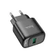 МЗП HOCO C140A Smart single port QC3.0 charger 18W (QC/FCP/AFC) Black mag-6942007627788151543