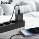 МЗП HOCO C141A Smart dual-port charger set 5V/2.1A + Lightning Black mag-6942007627863151545