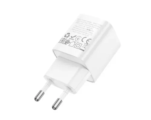МЗП HOCO C145A Charm single port QC3.0 charger White mag-6942007630214152405