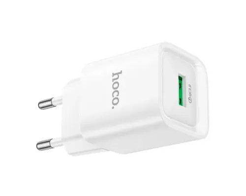 МЗП HOCO C145A Charm single port QC3.0 charger White mag-6942007630214152405