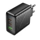 МЗП HOCO CS26A Article PD45W(2C1A) charger(EU) black mag-6942007639811144446