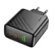 МЗП HOCO CS26A Article PD45W(2C1A) charger(EU) black mag-6942007639811144446