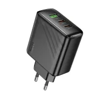 МЗП HOCO CS26A Article PD45W(2C1A) charger(EU) black mag-6942007639811144446