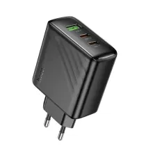 МЗП HOCO CS26A Article PD45W(2C1A) charger(EU) black mag-6942007639811144446