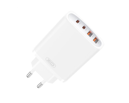 МЗП XO CE22 (EU) 45W GaN Nitride (2USB-C+2USB-A) Fast Charging Charger Білий mag-6920680853922140378