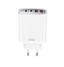 МЗП XO CE22 (EU) 45W GaN Nitride (2USB-C+2USB-A) Fast Charging Charger Білий mag-6920680853922140378
