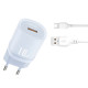 МЗП XO L157(EU) QC3.0 18W Charging Charger with Micro cable (NB103) синій mag-6920680859375136216