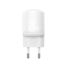 МЗП XO L144(EU) PD20W 1USB-A+1USB-C Fast Charger Білий mag-692068085942960194