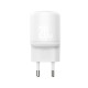 МЗП XO L144(EU) PD20W 1USB-A+1USB-C Fast Charger Білий mag-692068085942960194