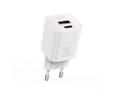 МЗП XO L147(EU) PD20W 1USB-A+1USB-Charger Білий mag-6920680859818140415
