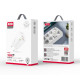 МЗП XO CE07(EU) Dual PD 35W GaN lamp display fast Charger Білий mag-692068083298919252