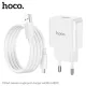 МЗП HOCO C106A Leisure 1USB/2,1A/Micro cable White mag-6931474783905152014
