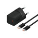 МЗП Baseus GaN5 Fast Charger(mini) 1C 30W EU Cable Type-C to Type-C 1m Black P10110902113-00 mag-693217265445056151