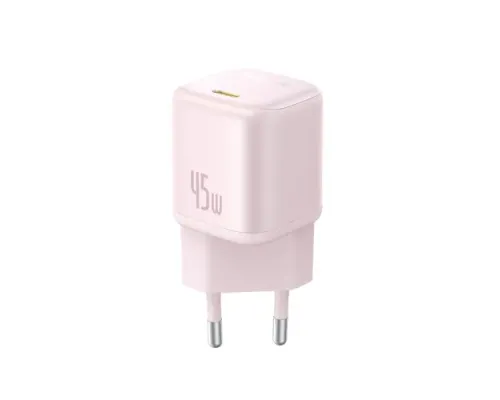 МЗП Baseus PicoGo GaN Fast Charger 1C 45W Pink P10176800413-00 mag-6932172678395147485