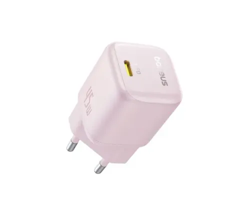 МЗП Baseus PicoGo GaN Fast Charger 1C 45W Pink P10176800413-00 mag-6932172678395147485