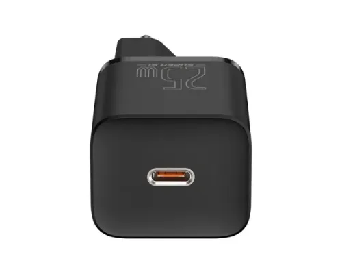 МЗП Baseus Super Si Quick Charger 1C 25W EU Black CCSP020101 mag-6932172603724144951