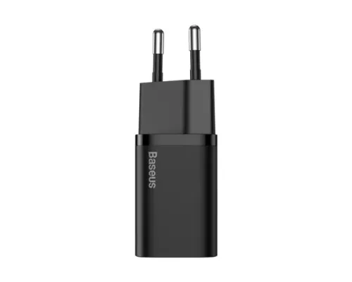 МЗП Baseus Super Si Quick Charger 1C 25W EU Black CCSP020101 mag-6932172603724144951