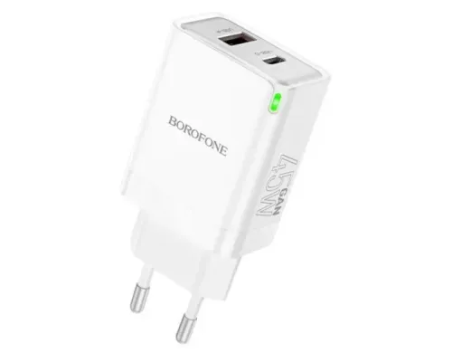 МЗП BOROFONE BN16 Tough PD45W dual port(1C1A) білий mag-6941991108426143960
