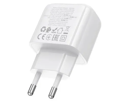 МЗП BOROFONE BAS45A Potential PD30W+QC3.0 (1C1A) білий mag-6941991113871146042