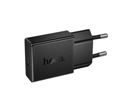 МЗП HOCO N74 Speed single-port PD25W ultra-thin charger(EU) Black mag-6942007661218152127