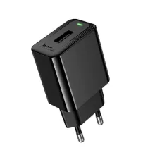 МЗП HOCO CS91A Leader single-port charger(EU) 2,1A Black mag-6942007670975153106