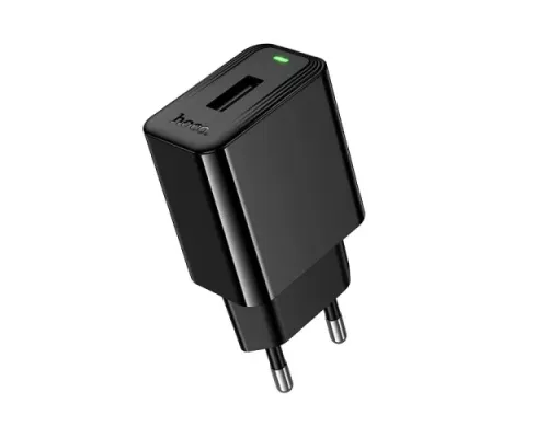 МЗП HOCO CS91A Leader single-port charger(EU) 2,1A Black mag-6942007670975153106