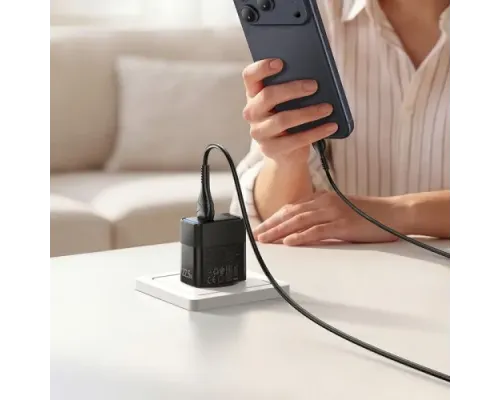 МЗП HOCO CS111A Lounge single-port 22.5W multi-protocol charger set Type-C EU White mag-6942007680370153880
