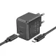 МЗП HOCO CS15A Ocean single port PD30W charger set(Type-C to Type-C) Black mag-6942007603973146202