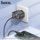 МЗП HOCO CS43A Smart PD45W(2C) charger Black mag-6942007620826138646