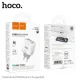 МЗП HOCO C136A Rock PD45W(1A1C) charger White mag-6942007627283144029