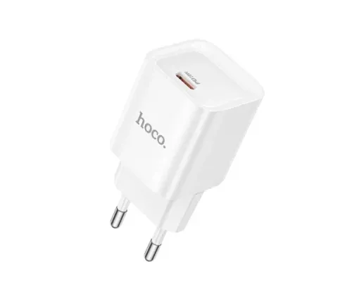 МЗП HOCO C146A Charm single port PD20W charger White mag-6942007630245152406