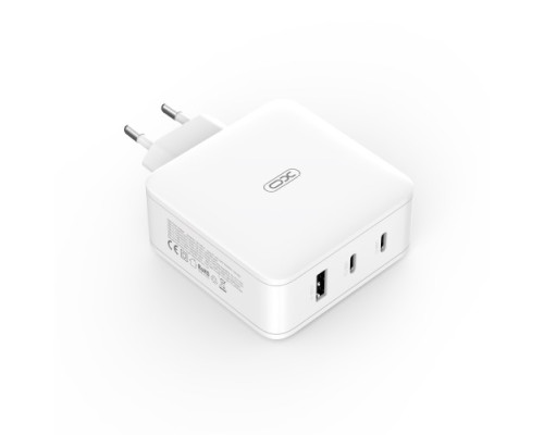 МЗП XO CE14 (EU) 100W GaN tech fast charging (2USB-C 100W/1USB-A 18W) Білий mag-692068084429619253