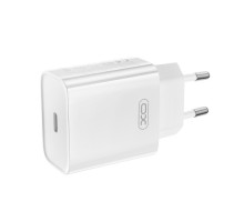 МЗП XO CE15 (EU) PD20W USB-C fast charging charger with Type-C cable Білий mag-6920680846252137494
