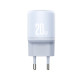 МЗП XO L144(EU) PD20W 1USB-A+1USB-C Fast Charger Синій mag-692068085945060195