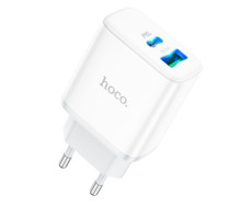 МЗП HOCO C105A Stage 1USB-C/1USB-A/PD20W/QC3.0/3A White mag-6931474782946139098