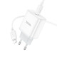 МЗП HOCO C104A Stage 1USB-C/PD20W/C-to-iP Cable White mag-6931474782908143480