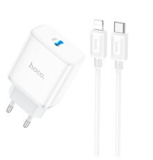 МЗП HOCO C104A Stage 1USB-C/PD20W/C-to-iP Cable White mag-6931474782908143480