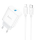 МЗП HOCO C104A Stage 1USB-C/PD20W/C-to-iP Cable White mag-6931474782908143480