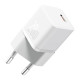 МЗП Baseus GaN5 Fast Charger(mini) 1C 20W Cable Type-C to Type-C 1m White P10110900213-01 mag-693217265451156153