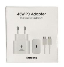 МЗП PD Samsung 45W+Type-C (white) ORIGINAL mag-2000001472637104655
