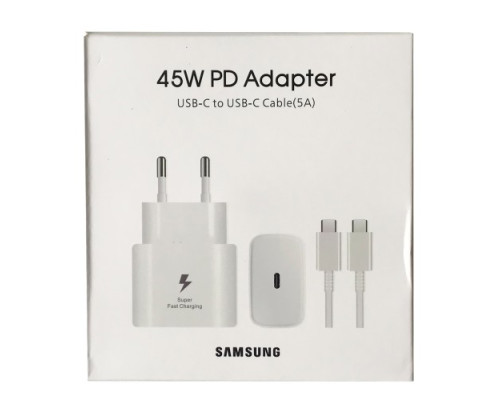 МЗП PD Samsung 45W+Type-C (white) ORIGINAL mag-2000001472637104655