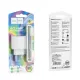 МЗП HOCO C109A Fighter single port charge set 1PD/10.5W/Micro EU White mag-6942007656603153848