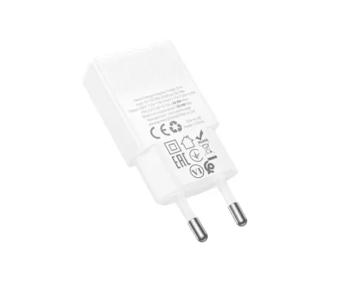 МЗП HOCO N74 Speed single-port PD25W ultra-thin charger(EU) white mag-6942007661225152128