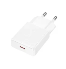 МЗП HOCO N74 Speed single-port PD25W ultra-thin charger(EU) white mag-6942007661225152128